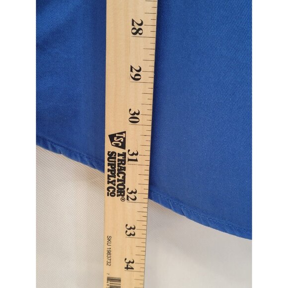 Wildman Apparel Men XL Blue Canvas Shirt VTG Long Sleeve Button Down Heavyweight - Picture 6 of 14